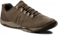 Pantofi Barba?i Alergare Piele Merrell PARKWAY EMBOSS LACE Vibram foto