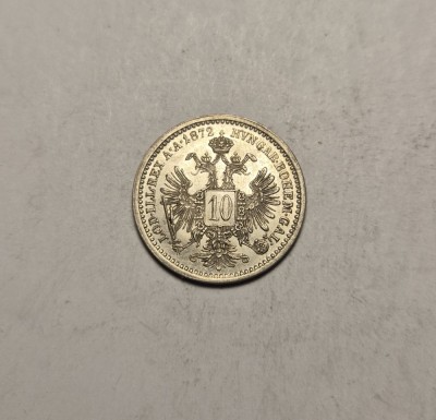 10 Kreuzer 1872 UNC foto