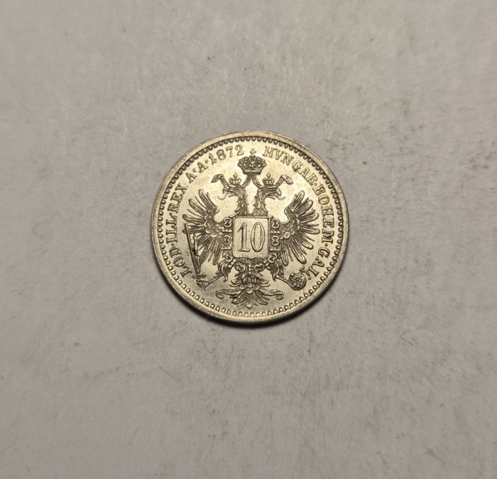 10 Kreuzer 1872 UNC