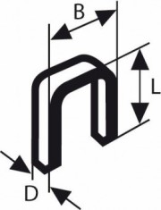 Cutie de 1000 capse 14mm Type 55 - 3165140004817