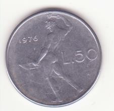 Italia 50 lire 1976