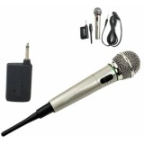 Microfon Profesional Wireless WVNGR WG-309E, Cablu, Karaoke, Distanta 30m, Jack 6.3mm