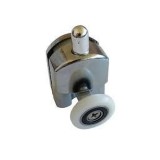 Rola Cabina Dus Leziter G-29SC, Rola Simpla Cromata, Reglare Surub, Diametru 24.8mm, Plastic