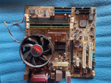 Placa de baza PC - ASUS cu procesor Intel Celeron 3,46 Ghz si 2 Gb ram, Contine procesor