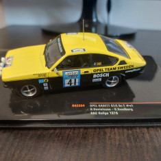 Macheta OPEL KADETT GT/E GR.1 NO.41 RAC RALLY1976 - Ixo, scara 1/43, noua.