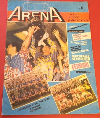 Revista de Sport si Divertisment - ARENA nr. 6/1991 foto