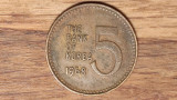 Korea de Sud - moneda de colectie exotica - 5 won 1968 - foarte greu de gasit, Asia