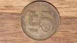 Korea de Sud - moneda de colectie exotica - 5 won 1968 - foarte greu de gasit, Asia