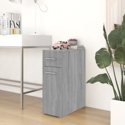 vidaXL Dulap de farmacie, sonoma gri, 20x45,5x60 cm, lemn prelucrat 815865 foto