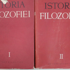 ISTORIA FILOZOFIEI de M.A. DINNIK ...O.V. TRAHTENBERG , VOLUMELE I - II , 1958- 1959