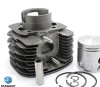 Set motor original Piaggio Ape Car P2 - P3 (78-85) - Ape TM P602 (82-83) - Ape TM P703 (84-16) 2T AC 220cc diametru 68 mm bolt 18
