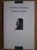 Gabriel Liiceanu - Despre limita, Humanitas