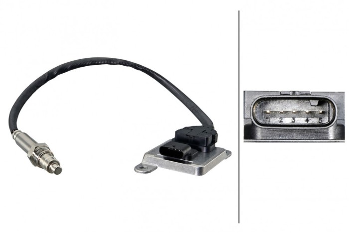 HELLA 6PN 358 307-061 Senzor NOx, Catalizator NOx