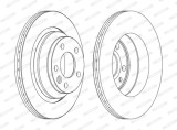 FERODO DDF1698C PREMIER Disc frana