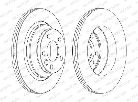 FERODO DDF1698C PREMIER Disc frana