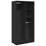 Cumpara ieftin Sifonier, negru, 100 x 50 x 200 cm, PAL