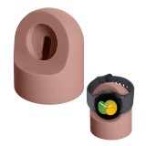 Docking stand Kwmobile pentru Samsung Galaxy Watch 5, Roz deschis, Silicon, KWM0000257A002C