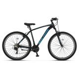 Bicicleta MTB Umit Solaris, 21 viteze, culoare negru/albastru, roata 27.5&quot;, cadr... Cod:52750180001