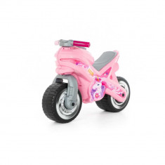 Motocicleta fara pedale, MX-ON, roz, 70x30x49,3 cm, Polesie foto