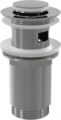 Ventil lavoar CLICK CLACK 5/4&amp;amp;quot; metalic cu preaplin dop mic foto