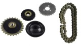Pinione Intinzator + Lant Distributie ATV 50cc 70cc 90cc - 82 zale
