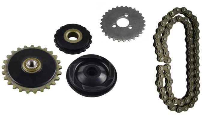 Pinione Intinzator + Lant Distributie ATV 50cc 70cc 90cc - 82 zale