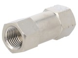 Supapă de retenție PNEUMAT 6062 1/4, 2-8 bar, G 1/4", Alama Nichelata, Modul Pneumatic