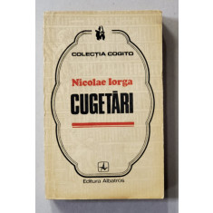 CUGETARI de NICOLAE IORGA , 1972
