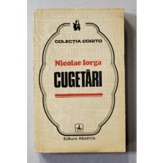 CUGETARI de NICOLAE IORGA , 1972