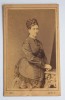 CDV Atelier Austria Viena Adele 1874 femeie