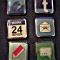 Butonii camasa set 6 buc. interschimbabili tema IT inox birou iconite emoticons