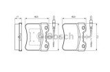 Set placute frana,frana disc PEUGEOT 106 I (1A, 1C) (1991 - 1996) BOSCH 0 986 461 130