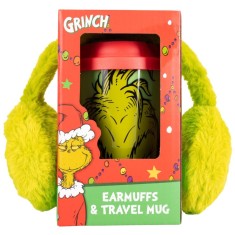 Set cana cu capac si casti de iarna, Grinch