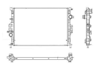 Radiator racire motor Ford C-Max 2, Focus 3, Galaxy (Wa6), Grand C-Max, Mondeo 4 (Ba7), S-Max (Wa6); Land Rover Freelander 2 (Lf, Fa), Range Rover Ev foto