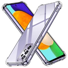 Husa Samsung Galaxy A52 4G Techsuit Shockproof Clear Silicone, transparenta foto