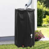 vidaXL Rezervor de apă cu robinet, pliabil, 380 L, PVC