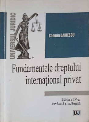 FUNDAMENTELE DREPTULUI INTERNATIONAL PRIVAT-COSMIN DARIESCU-238804 foto