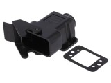 Carcasă HARTING Han Compact&reg; HDC pentru conectori, montare pe panou, policarbonat, PG16