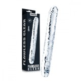 Dildo dublu Flawless Clear Double Dong 12&#039;&#039; [ 30 cm x 3,5 cm ]