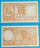 Norvegia 10 Kroner 1972 &#039;Avansarea navelor&#039; UNC serie: L2056486 p31