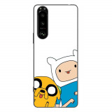 Husa compatibila cu Sony Xperia 5 III Silicon Gel Tpu Model Finn and Jake Tongues