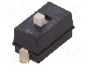 Intrerupator DIP, 2 pozitii, montare SMT, 1 sectiuni, C&amp;K - SDA01H1SBD