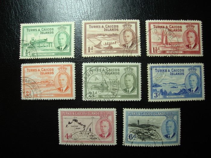 TURKS &amp; CAICOS 1950 GEORGE VI