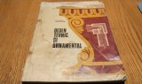 Desen Tehnic si Ornamental, Ion Cirstea, Romeo Taranu, 1974, Manual Liceu, Arhitectura