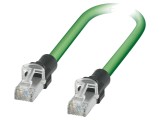 Patch cord; SF/UTP; Cat 5; RJ45 mufă,din ambele părţi; 0,3m; PUR