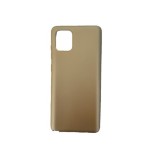 Husa compatibila cu Samsung Galaxy A02s- Silicon Slim, Gold, ALC MOBILE