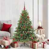 VidaXL Brad de Crăciun artificial cu 150 LED Verde 150 cm PE și PVC 3397536
