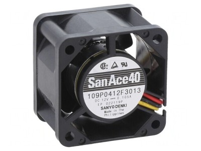 Ventilator axial 12V DC 40x40x28mm 14.64m3/h 30dBA cu bilă foto