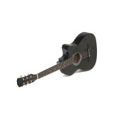 Chitara clasica din lemn 95 cm, Cutaway Country Black