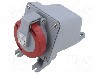 Conector alimentare AC, IEC 60309, IP67, 16A, 415V AC, 5 pini, AMPHENOL - 2CMA167166R1000